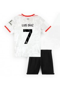 Liverpool Luis Diaz #7 Babytruitje 3e tenue Kind 2024-25 Korte Mouw (+ Korte broeken)